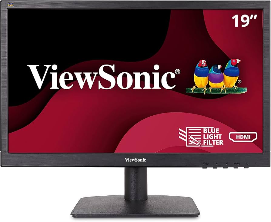Monitor ViewSonic VA1903H LED 19" HD / 5 ms - Negro