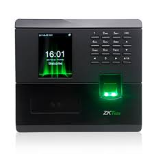 Reloj Marcador Biométrico Zkteco MB10 con Reconocimiento Facial y Huella Digital - Negro