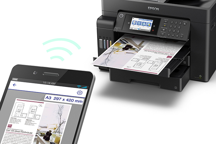 IMPRESORA MULTIFUNCIONAL EPSON L15150 A3 ECOTANK IMP/COP/SCA/ADF/FAX/RED/WIFI/USB/BIVOLT
