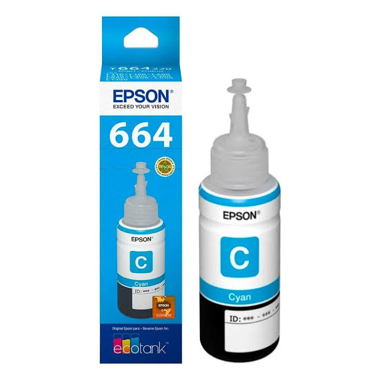 TINTA EPSON T664 220 CYAN L1XX/L2XX/L3XX/L5XX T664220-AL 70ML